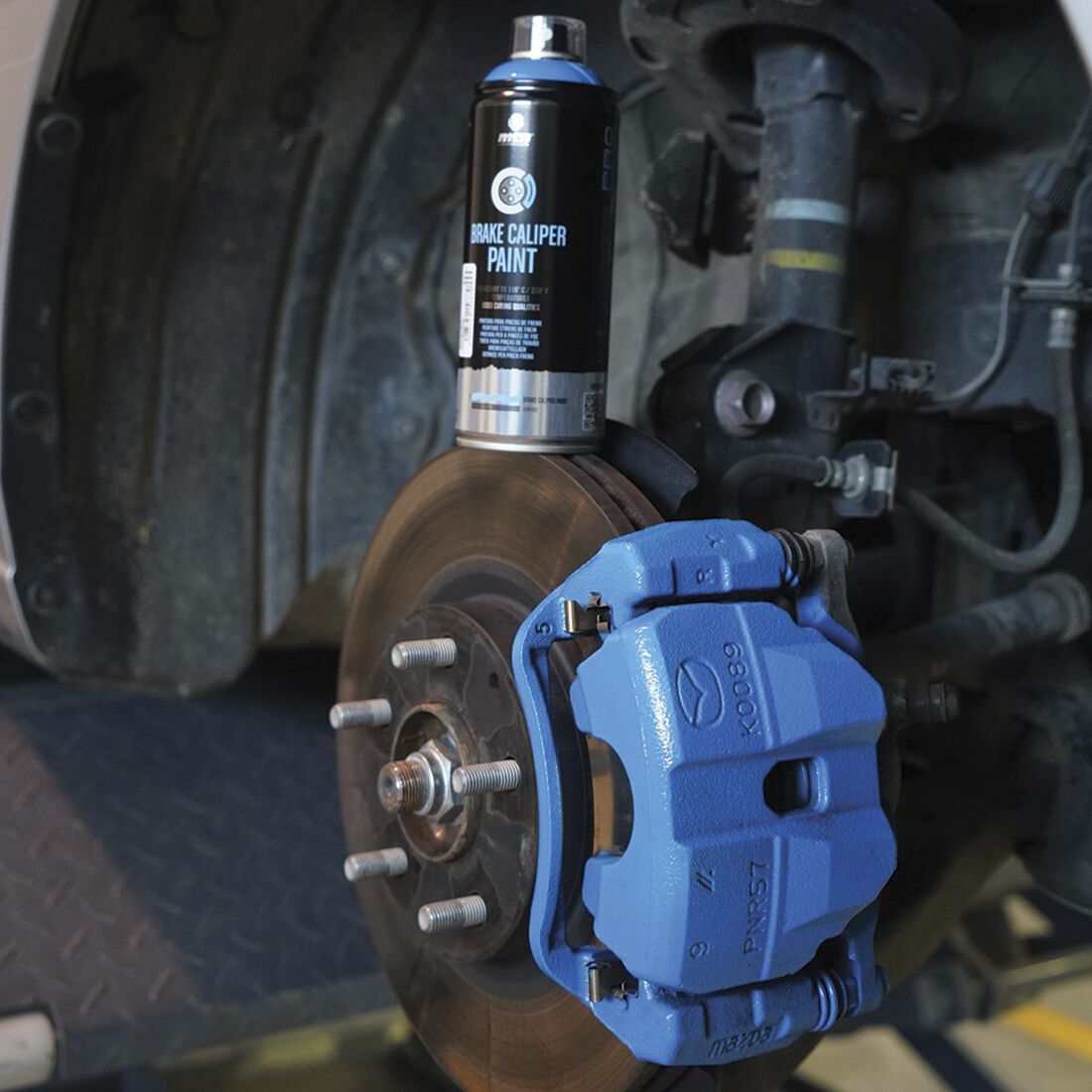 MTN Pro Metallic Blue Brake Caliper Spray Paint 400mL, , scaau_hi-res
