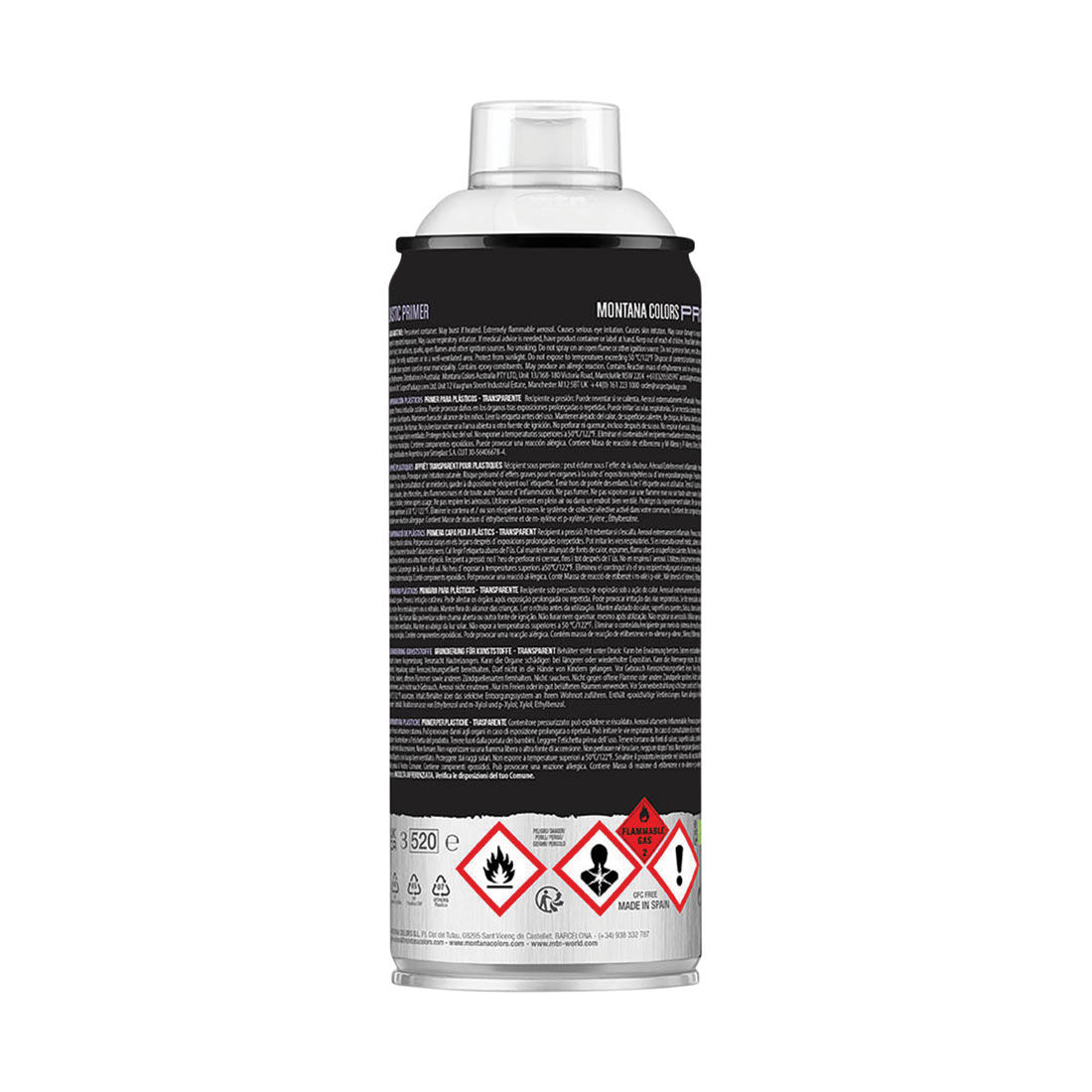 MTN Pro Plastic Primer Spray Paint 400mL, , scaau_hi-res