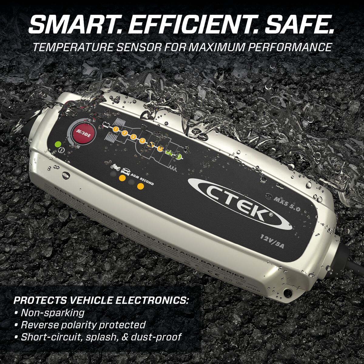 C-Tek Battery Charger 12V 5 Amp 8 Stage - MXS5.0, , scaau_hi-res