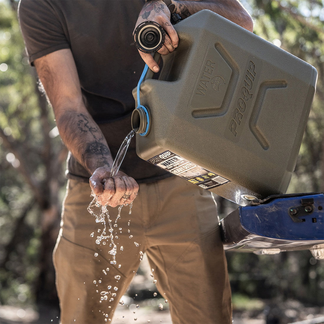 Pro Quip Water Carry Can - 22 Litre, Green, , scaau_hi-res