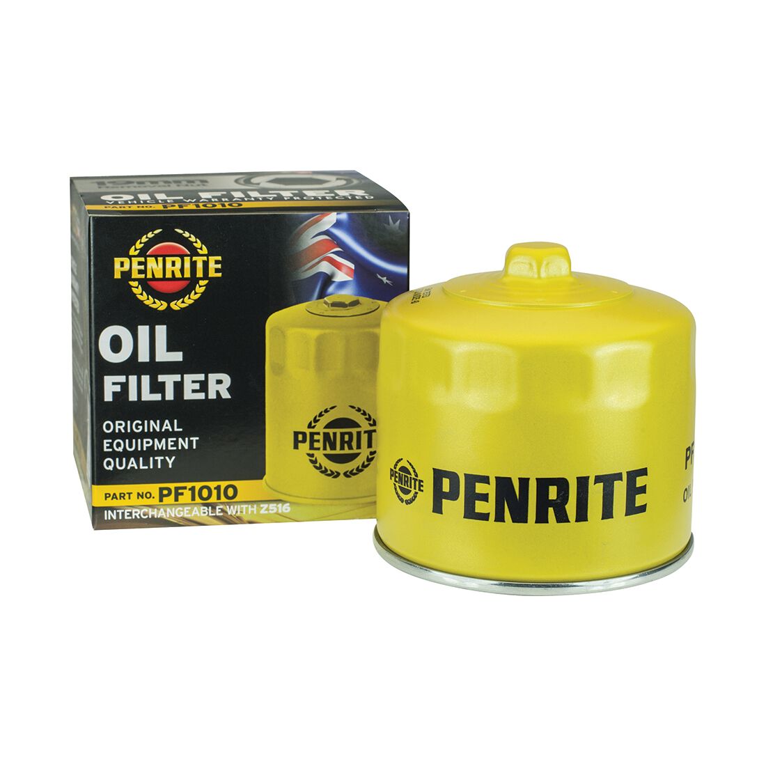 Penrite Oil Filter PF1010 (Interchangeable with Z516), , scaau_hi-res