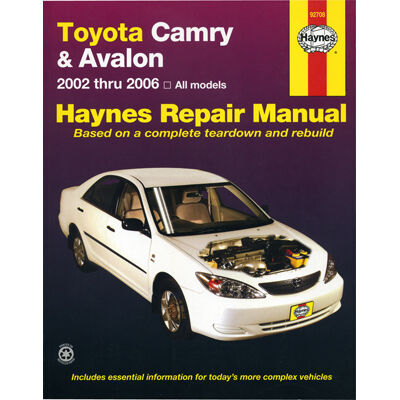 Haynes Car Manual For Toyota Camry / Avalon 2002-2006 - 92708, , scaau_hi-res