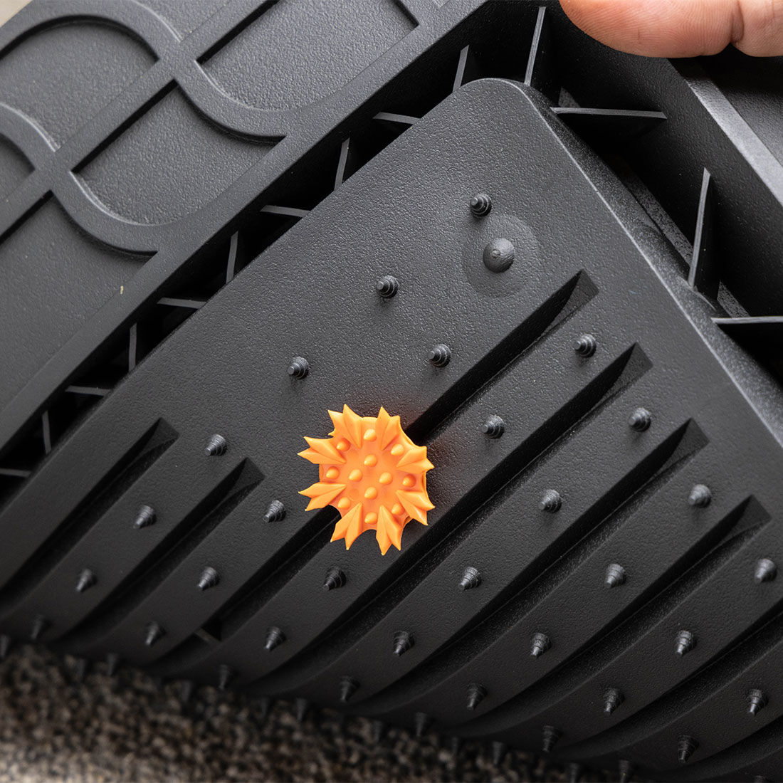 Armor All Deep Dish Rubber Car Floor Mats - Front & Rear, Black, , scaau_hi-res