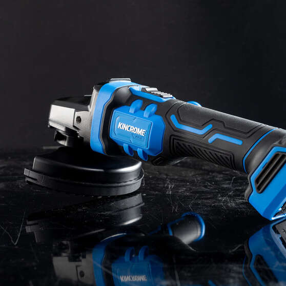 Kincrome PT18 18V Brushless 125mm Angle Grinder Kit 4.0Ah, , scaau_hi-res