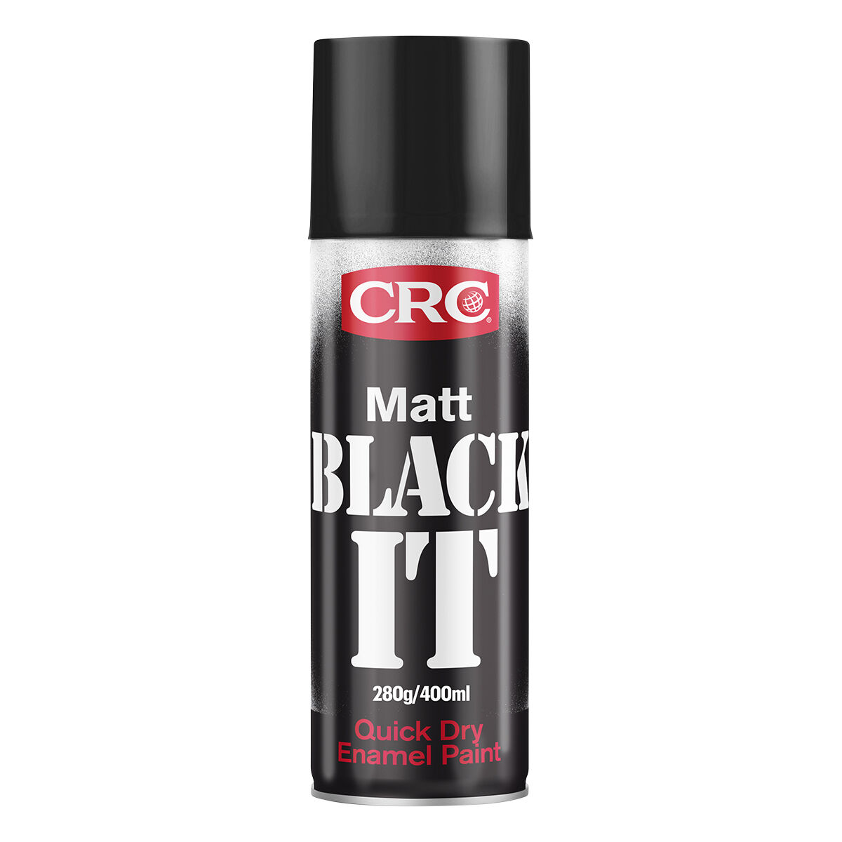 CRC Black It Enamel Paint, Matt Black - 280g / 400ml, , scaau_hi-res