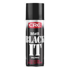 CRC Black It Enamel Paint, Matt Black - 400g, , scaau_hi-res