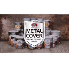 SCA Metal Cover Enamel Rust Paint, Silver - 1 Litre, , scaau_hi-res