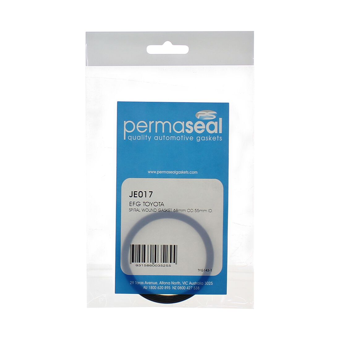Permaseal Exhaust Flange Gasket - JE017, , scaau_hi-res