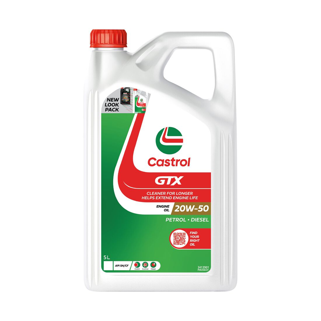 Castrol GTX Engine Oil 20W 50 5 Litres