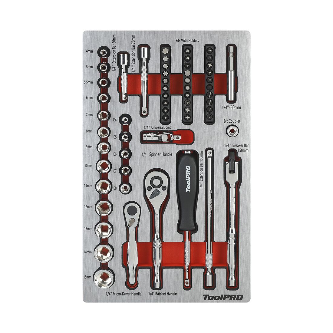 ToolPRO EVA Socket Bit Set 58 Piece, , scaau_hi-res