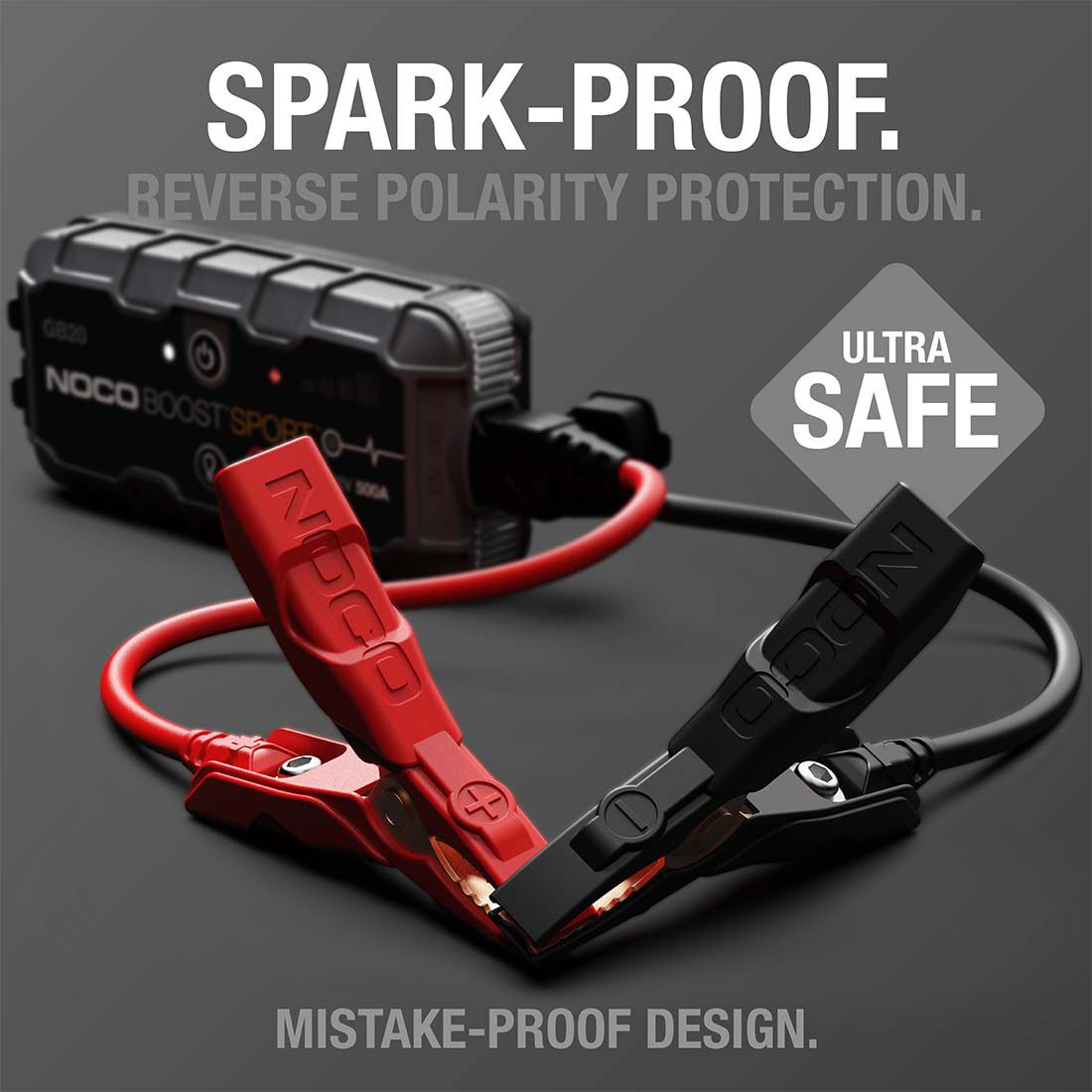 NOCO Genius UltraSafe Boost Sport 12V 500 Amp Jump Starter, , scaau_hi-res