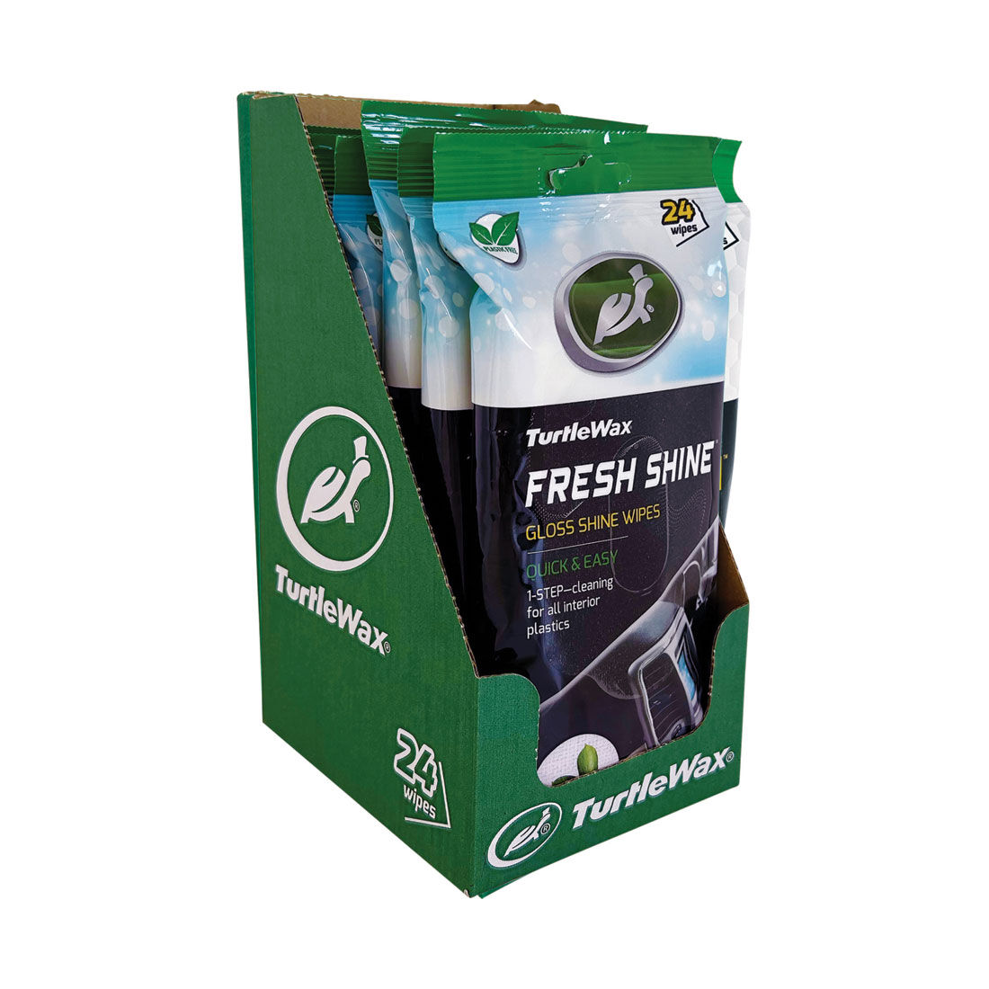 Turtle Wax Fresh Shine Gloss Wipes 24 Pack, , scaau_hi-res