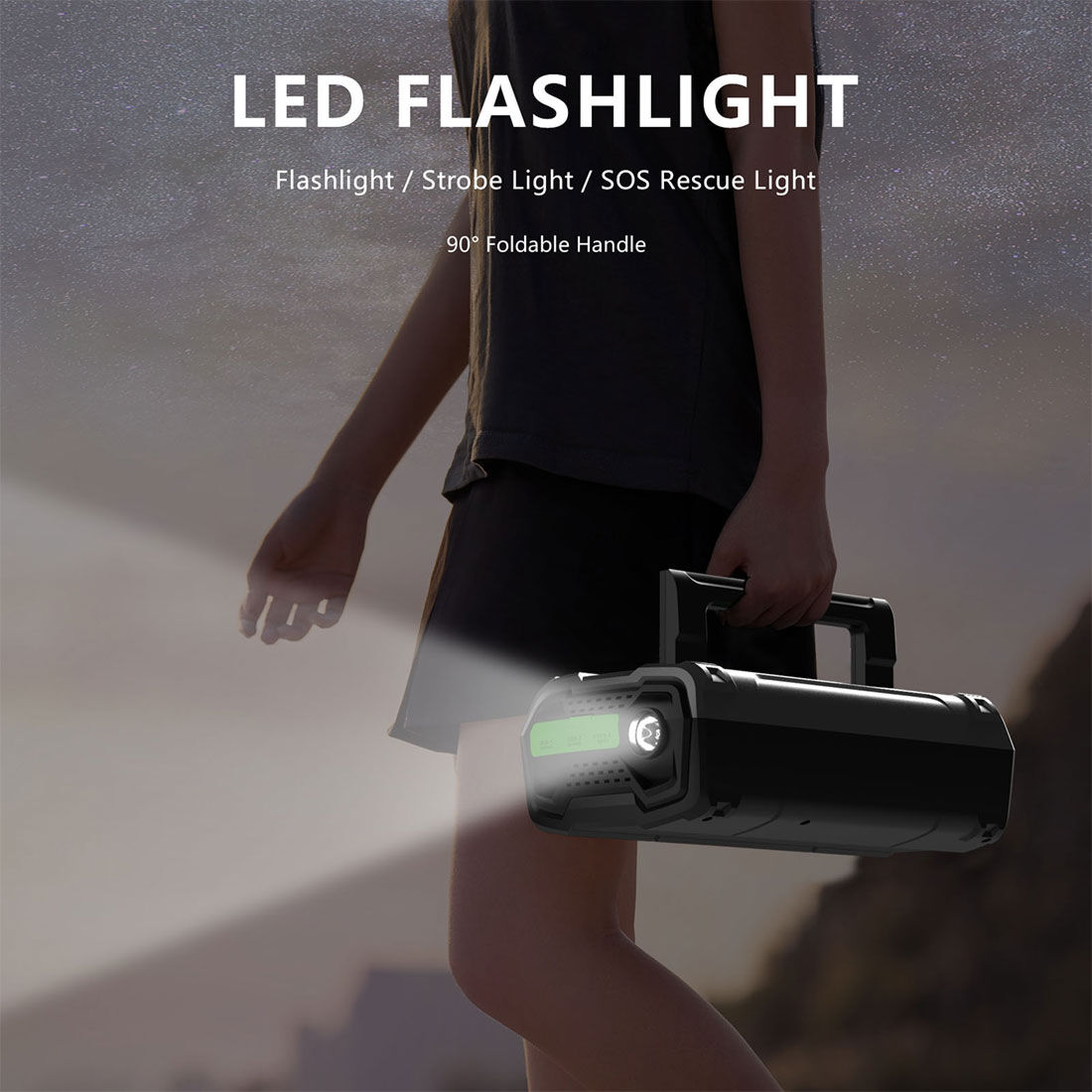 CAROSS T14 12V 2000A Smart Lithium Jump Starter With Built-in Air Compressor & 3 Mode LED Worklight, , scaau_hi-res