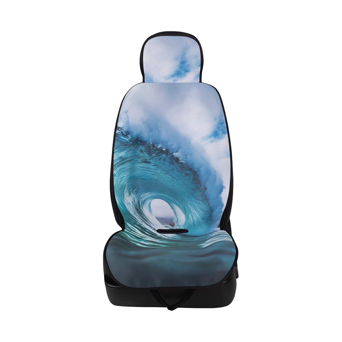 SCA Reversible Slip On Seat Cover Wave/Aqua, , scaau_hi-res