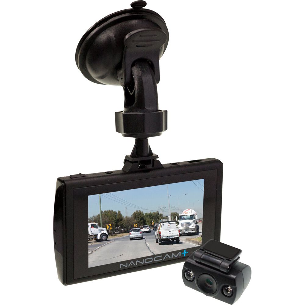 NanoCam Plus 1080p Dash Cam With 720p Rear Recording Camera NCP