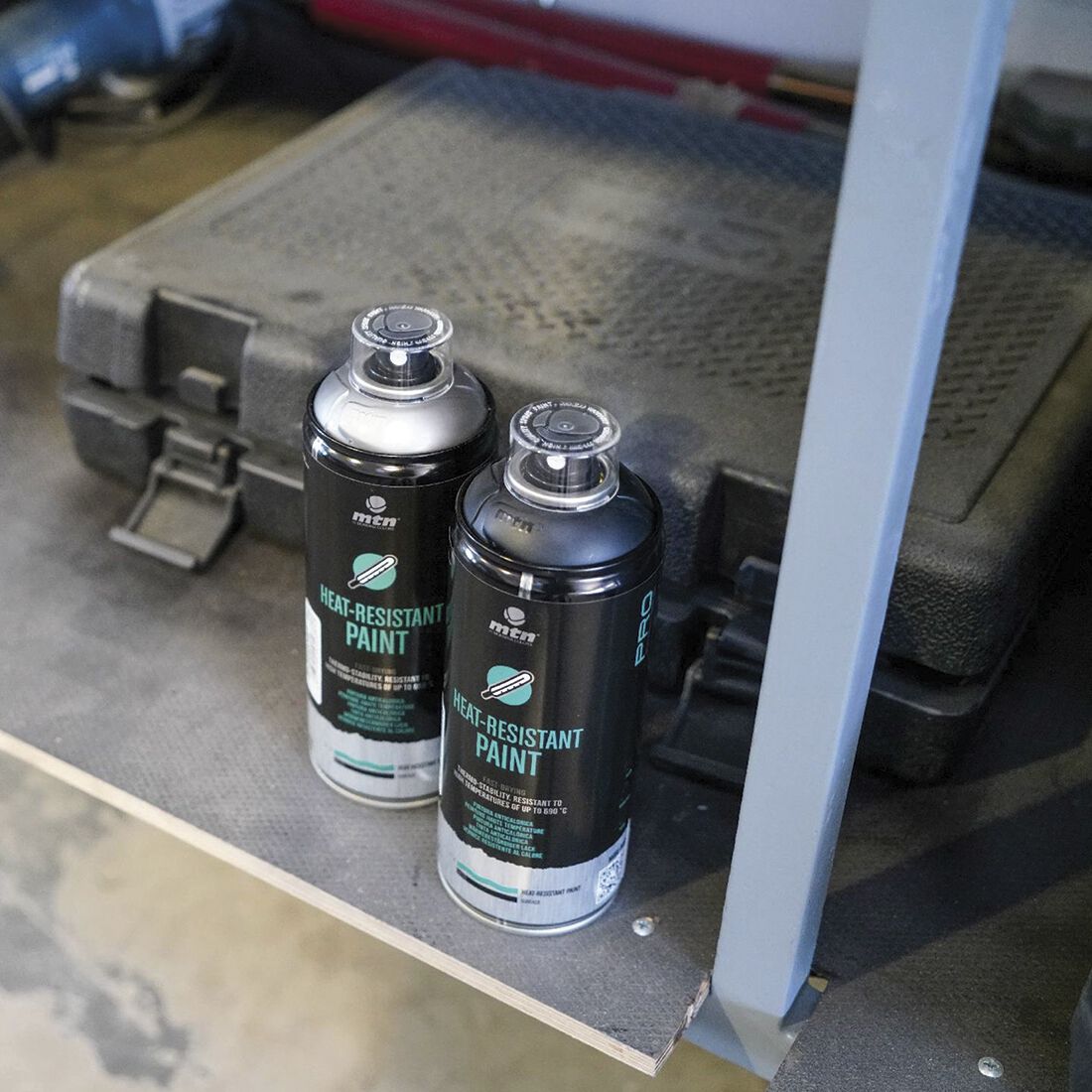 MTN Pro Silver Heat Resistant Spray Paint 400mL, , scaau_hi-res