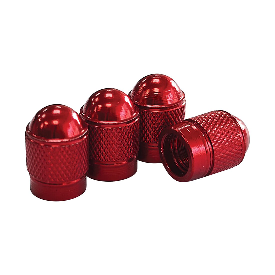 SCA Anodised Valve Caps 4 Pack Red, , scaau_hi-res