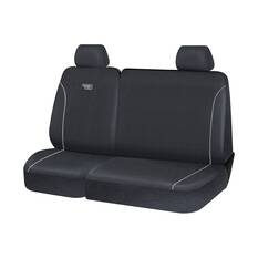 Ridge Ryder Canvas Piping Seat Covers Black/Grey 301SAB, , scaau_hi-res