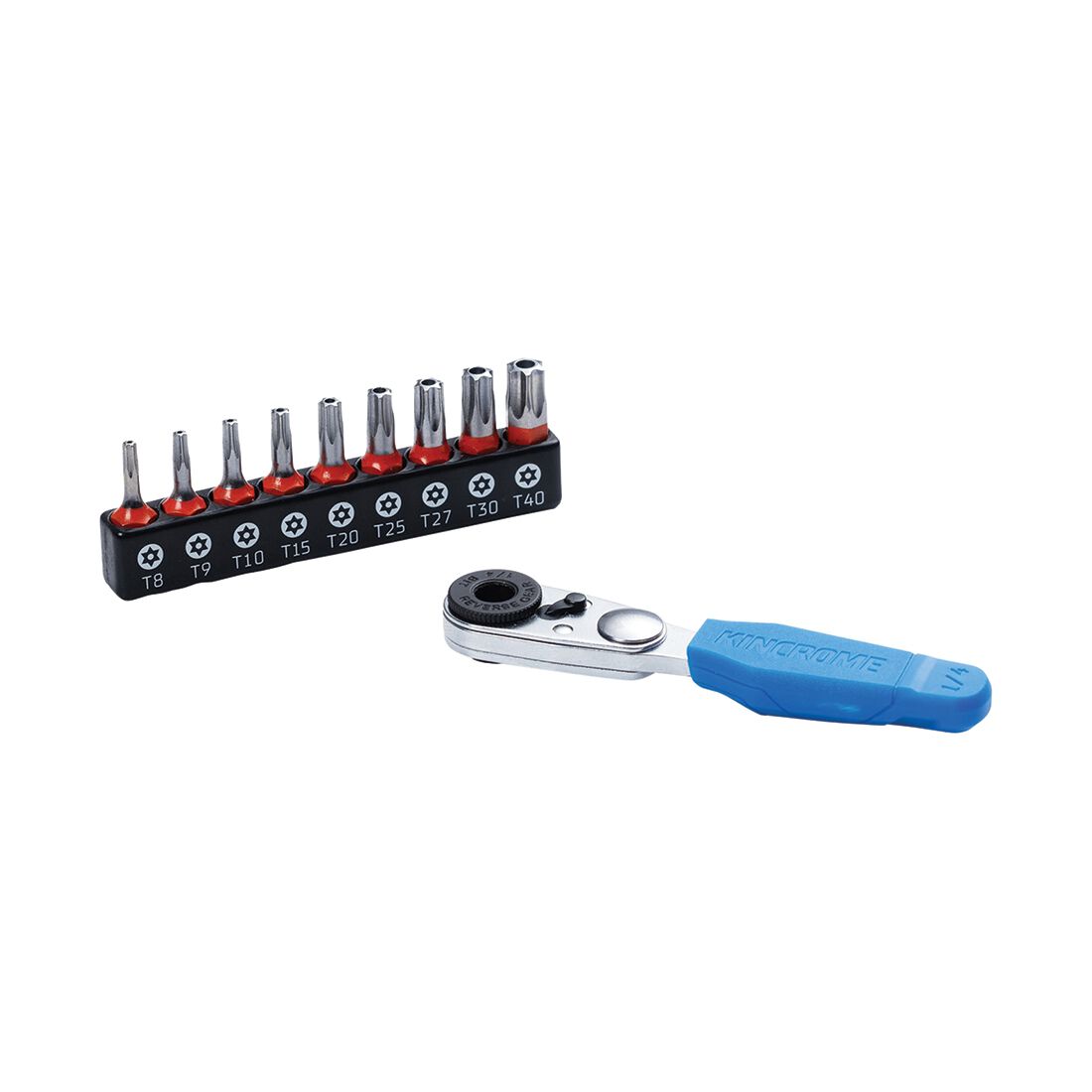 Kincrome Tamperproof Mini Ratchet Bit Set 10 Piece, , scaau_hi-res