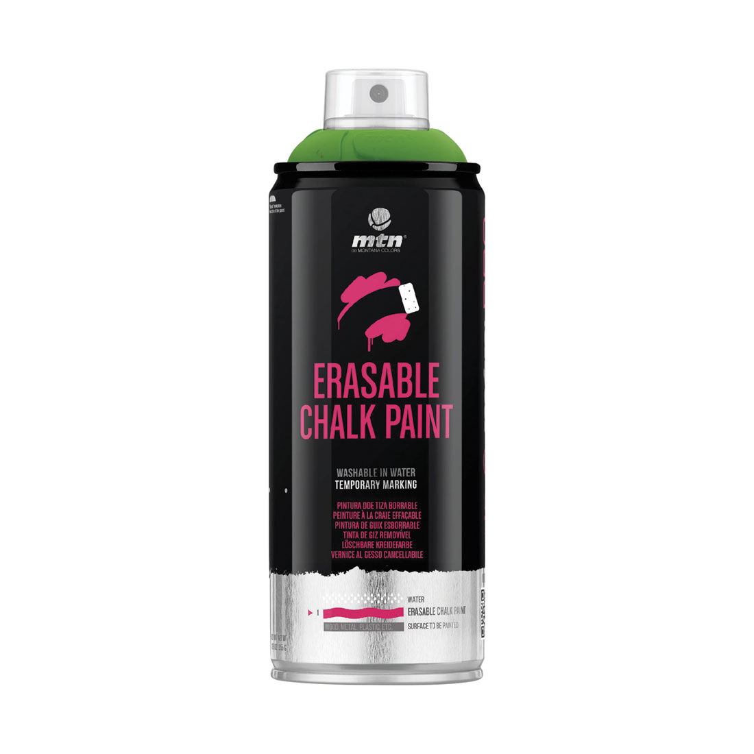 MTN Pro Valley Green Erasable Chalk Spray Paint  400mL, , scaau_hi-res