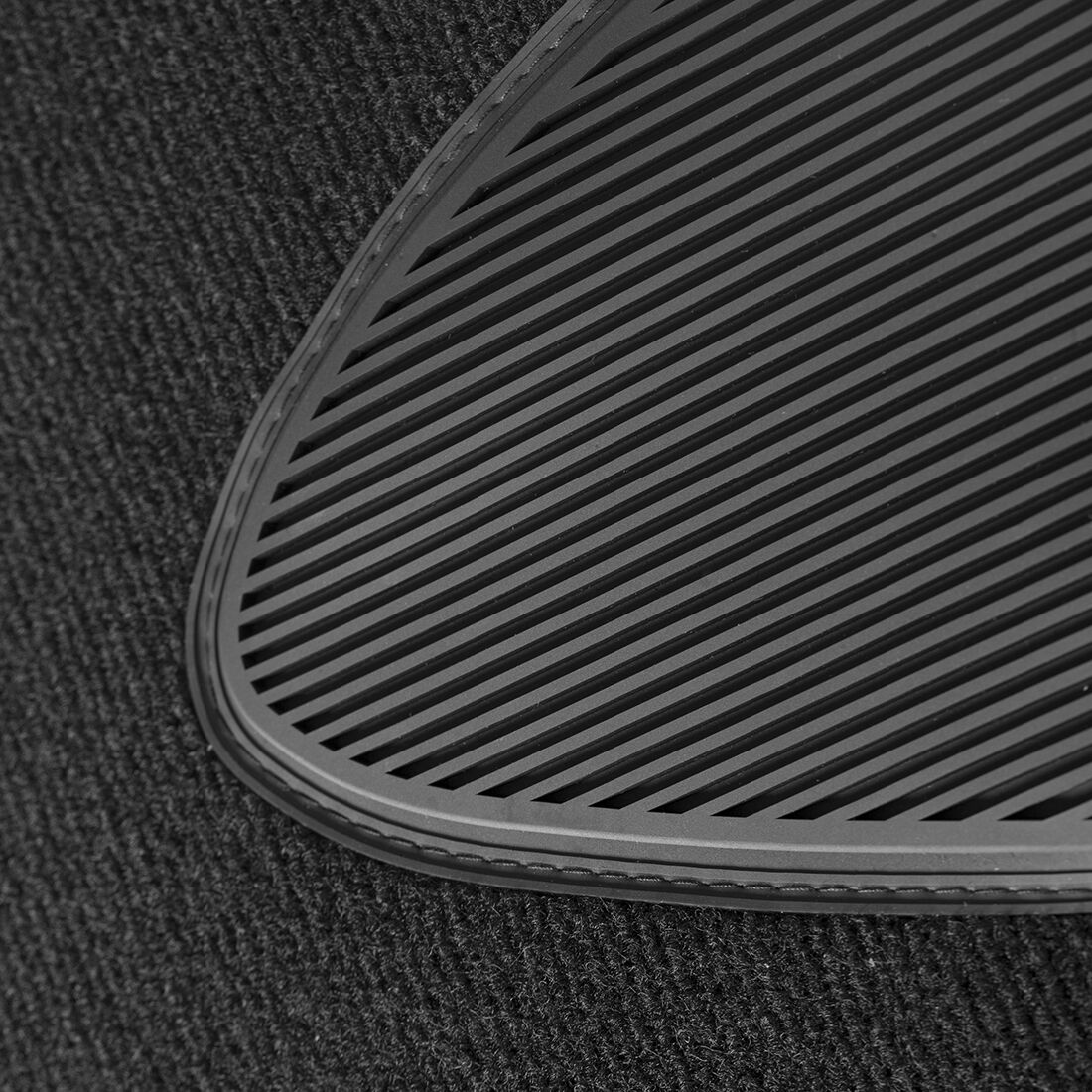 SCA Car Floor Mats Loop Pile Carpet Black Set of 4, , scaau_hi-res