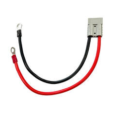 Ridge Ryder 50 AMP Plug - 8mm Eyelet Terminals, 30cm, 8 AWG, , scaau_hi-res