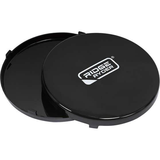 Ridge Ryder Driving Light Black Lens Cover Suits 180mm, , scaau_hi-res