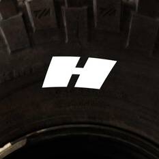 Tire Stickers - Letter H, , scaau_hi-res