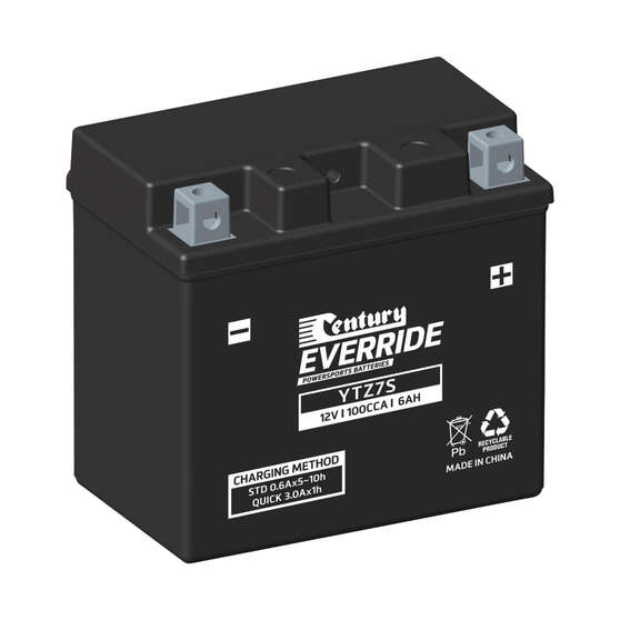 Century EverRide Powersports Battery YTZ7S, , scaau_hi-res