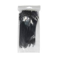 SCA Cable Tie Head Mount 4.8 X 200mm, Pack of 100, Black, , scaau_hi-res