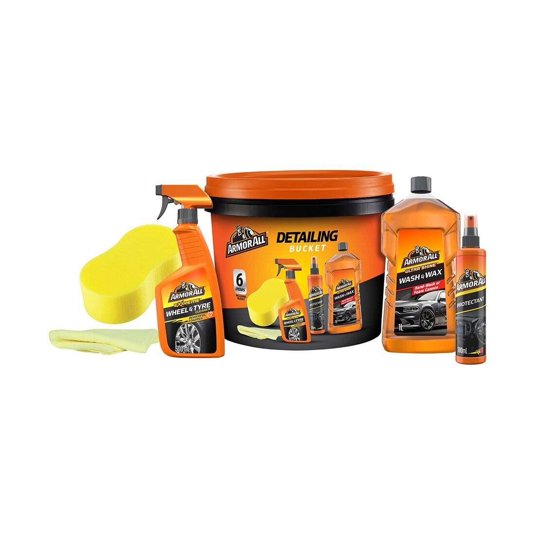 Armor All Detailing Bucket 6 Piece, , scaau_hi-res