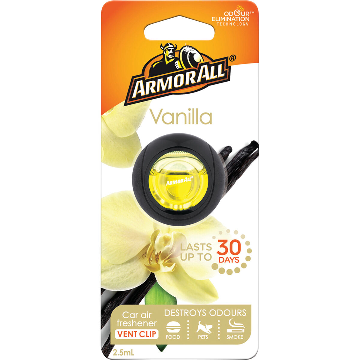 Armor All Vent Air Freshener Vanilla 2.5mL Supercheap Auto