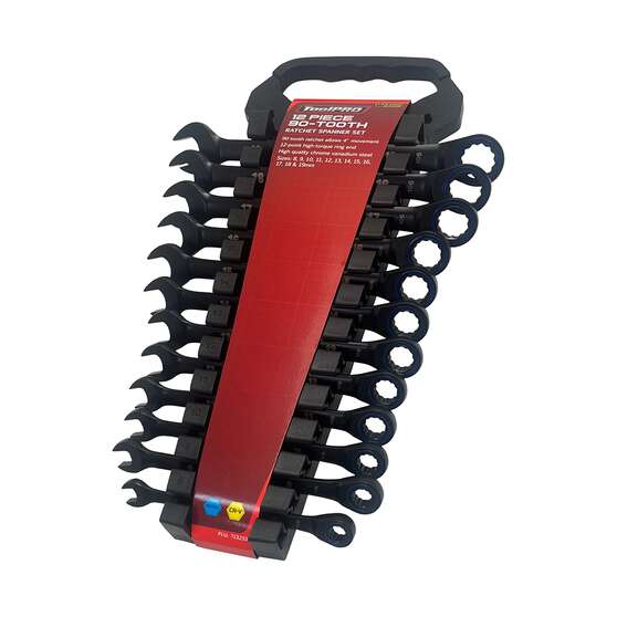 ToolPRO 12PC 90T Ratchet Spanner Set, , scaau_hi-res