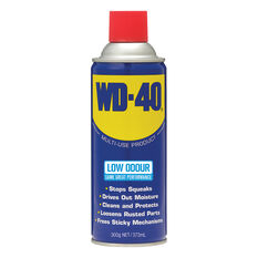 WD-40 Multi-purpose Lubricant Low Odour 300g, , scaau_hi-res