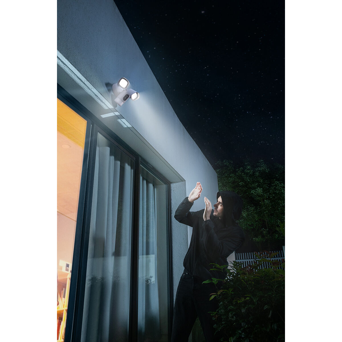 Eufy Smart Floodlight with Camera 1080P White - T8420CW2, , scaau_hi-res