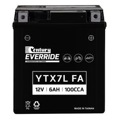 Century Powersports Small Engine Battery YTX7L-BS FA, , scaau_hi-res