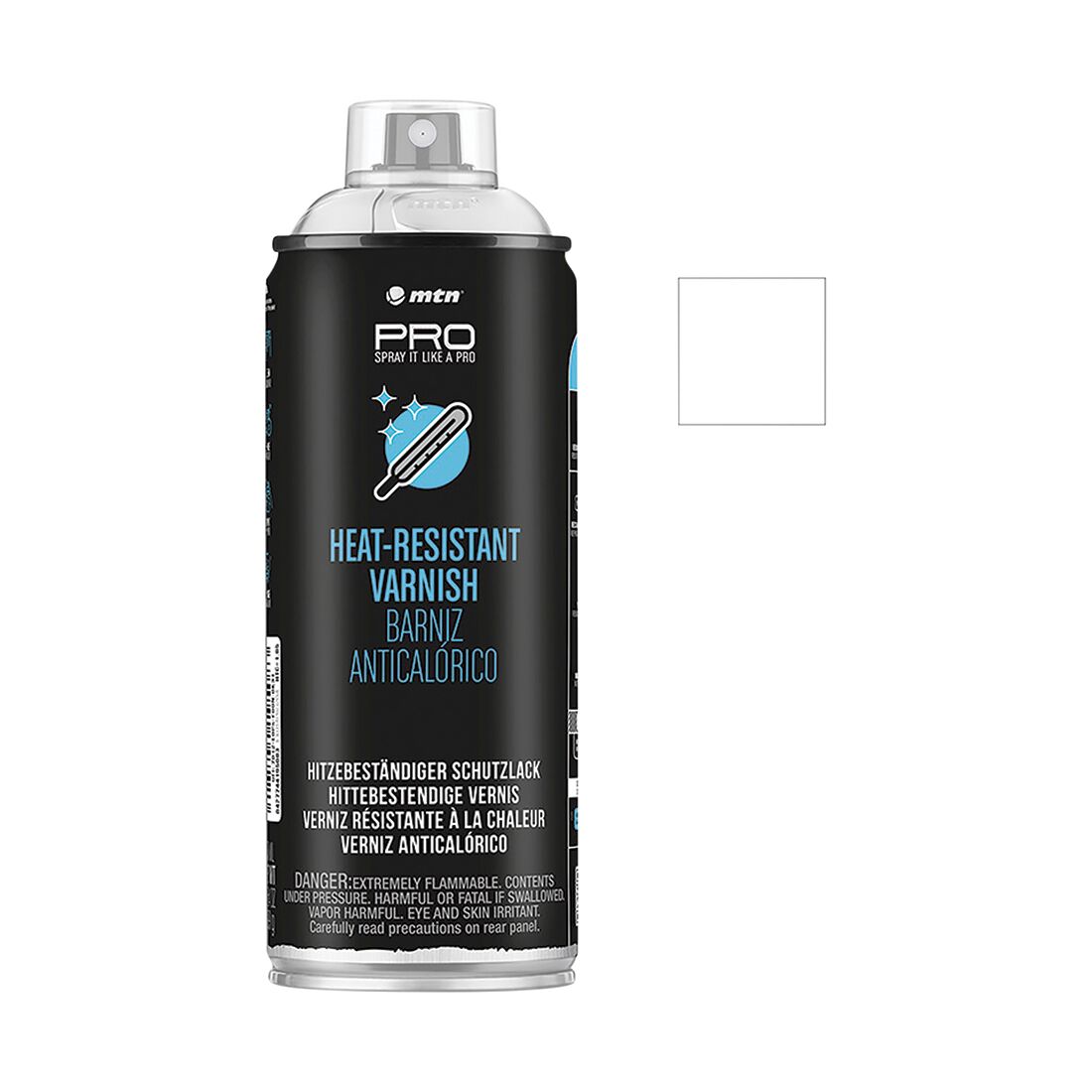MTN PRO High Heat Clear Coat 400ml Spray Paint, , scaau_hi-res