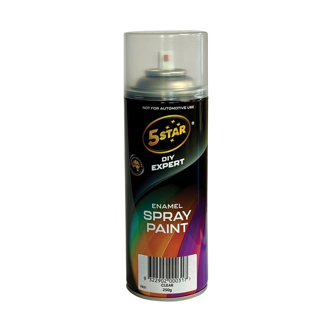 5 Star Enamel Spray Paint Clear 250g, , scaau_hi-res