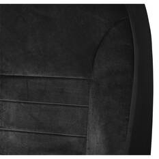 SCA Velour Executive Seat Cover Pack Black Adjustable Headrests Airbag Compatible 30&06H SAB, , scaau_hi-res