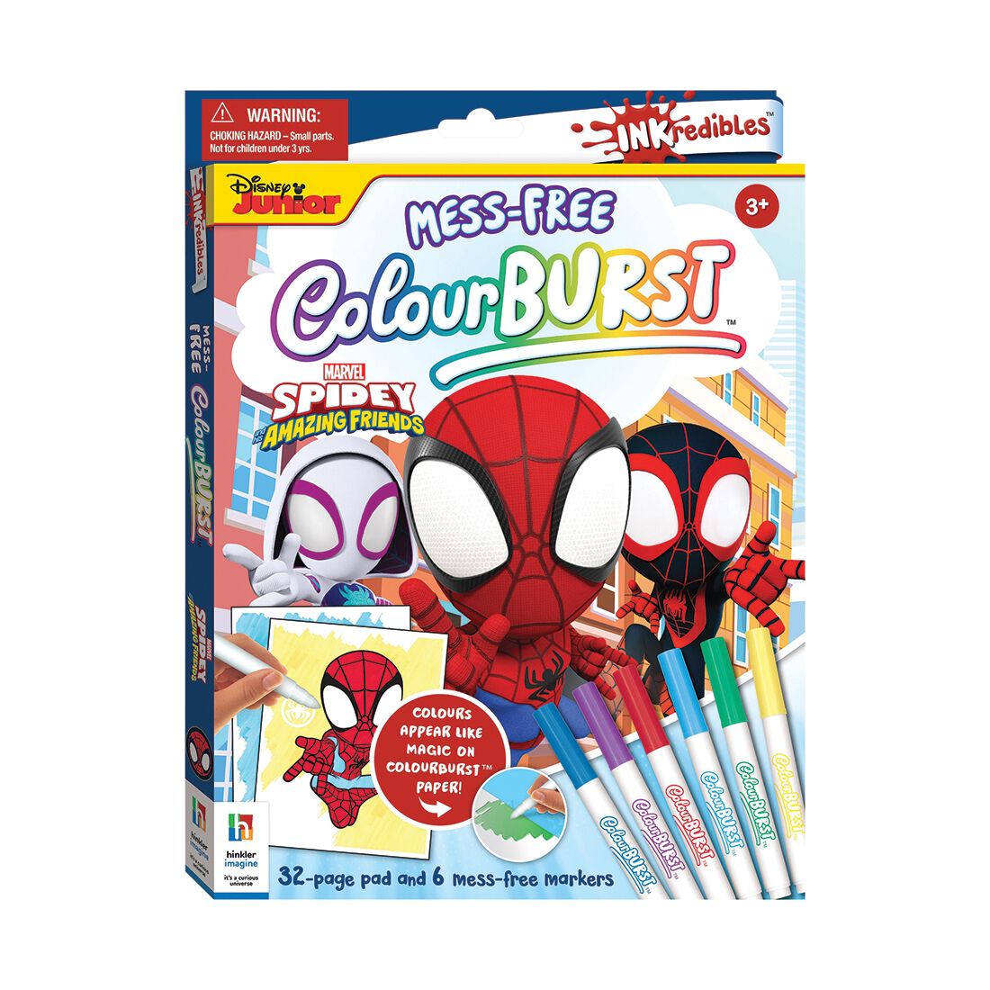 Inkredibles Spidey & His Amazing Friends Magic Ink Pictures, , scaau_hi-res