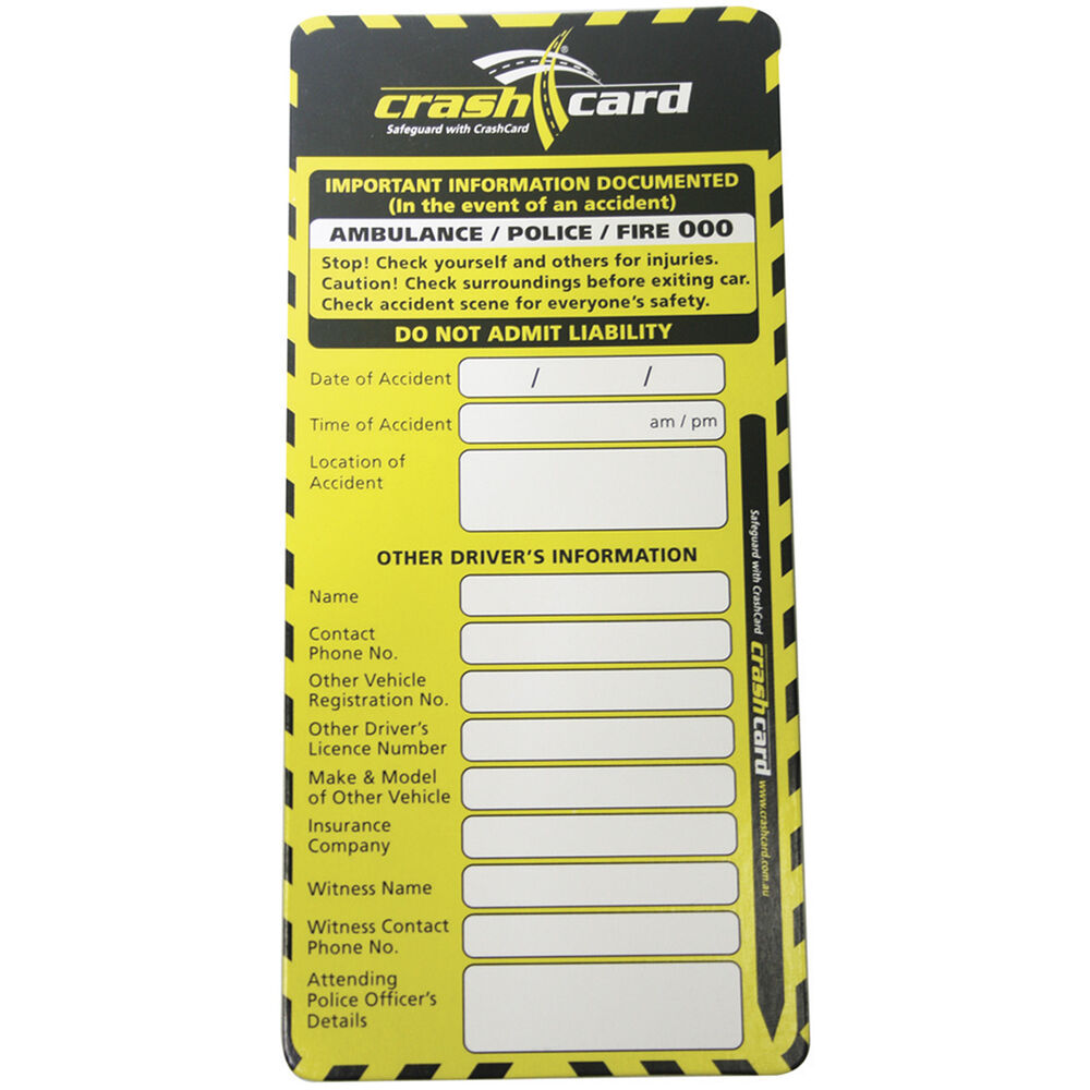 Crashcard Kit - 2 Piece | Supercheap Auto