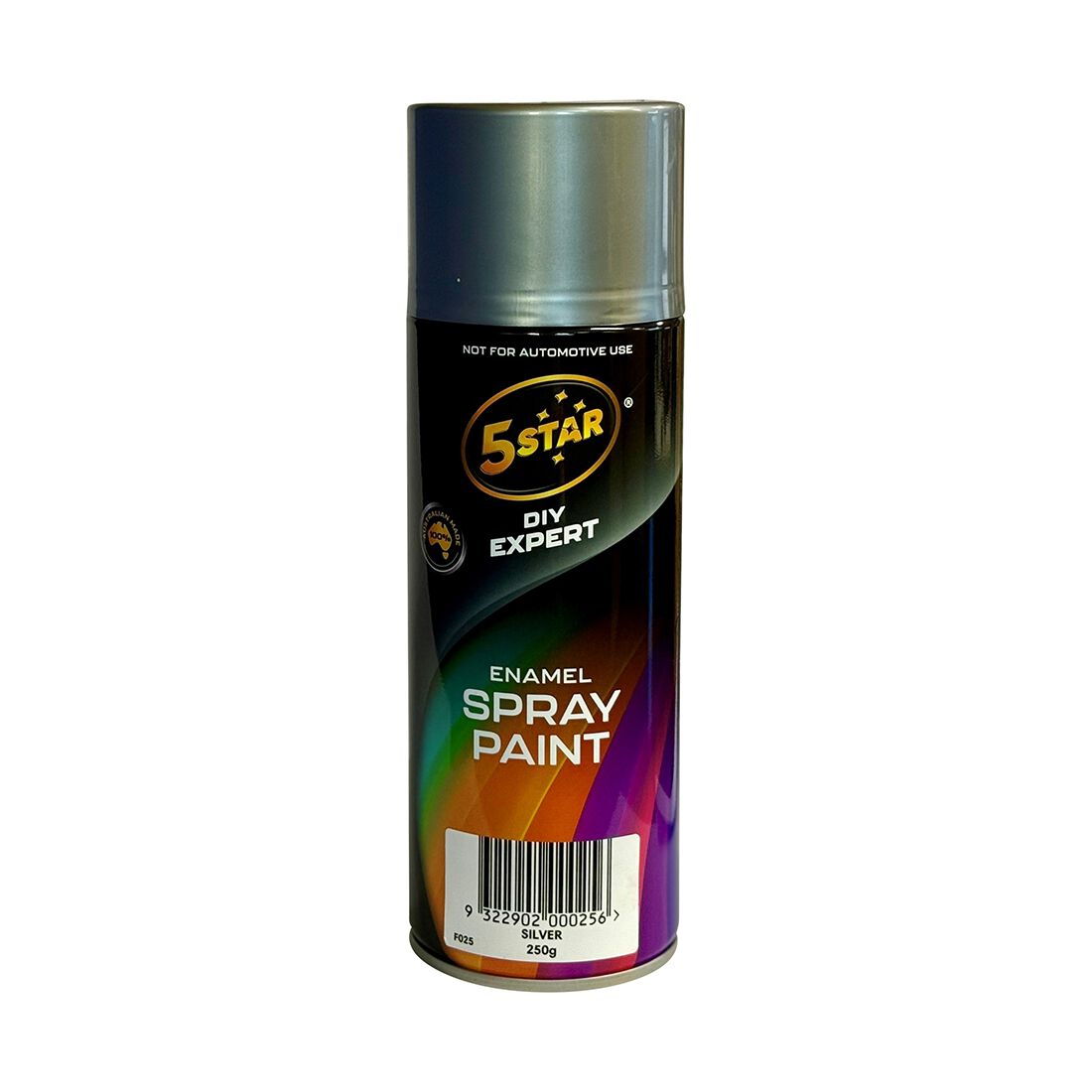 5 Star Enamel Spray Paint Silver 250g, , scaau_hi-res