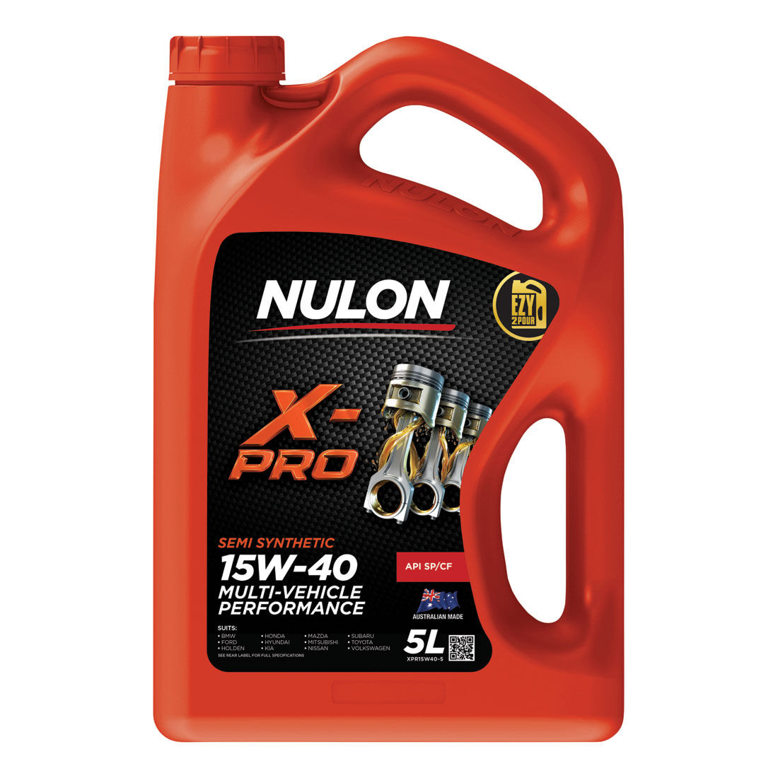 Nulon X-Pro 15W-40 Multi-Vehicle Performance Engine Oil 5 Litre, , scaau_hi-res