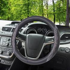 SCA Ombre Bling Leather Look Steering Wheel Cover and Seat Belt Buddies, , scaau_hi-res