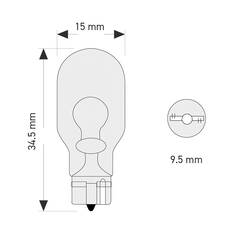 SCA Incandescent Globe - T15 12V 21CP - 2 Pack, , scaau_hi-res