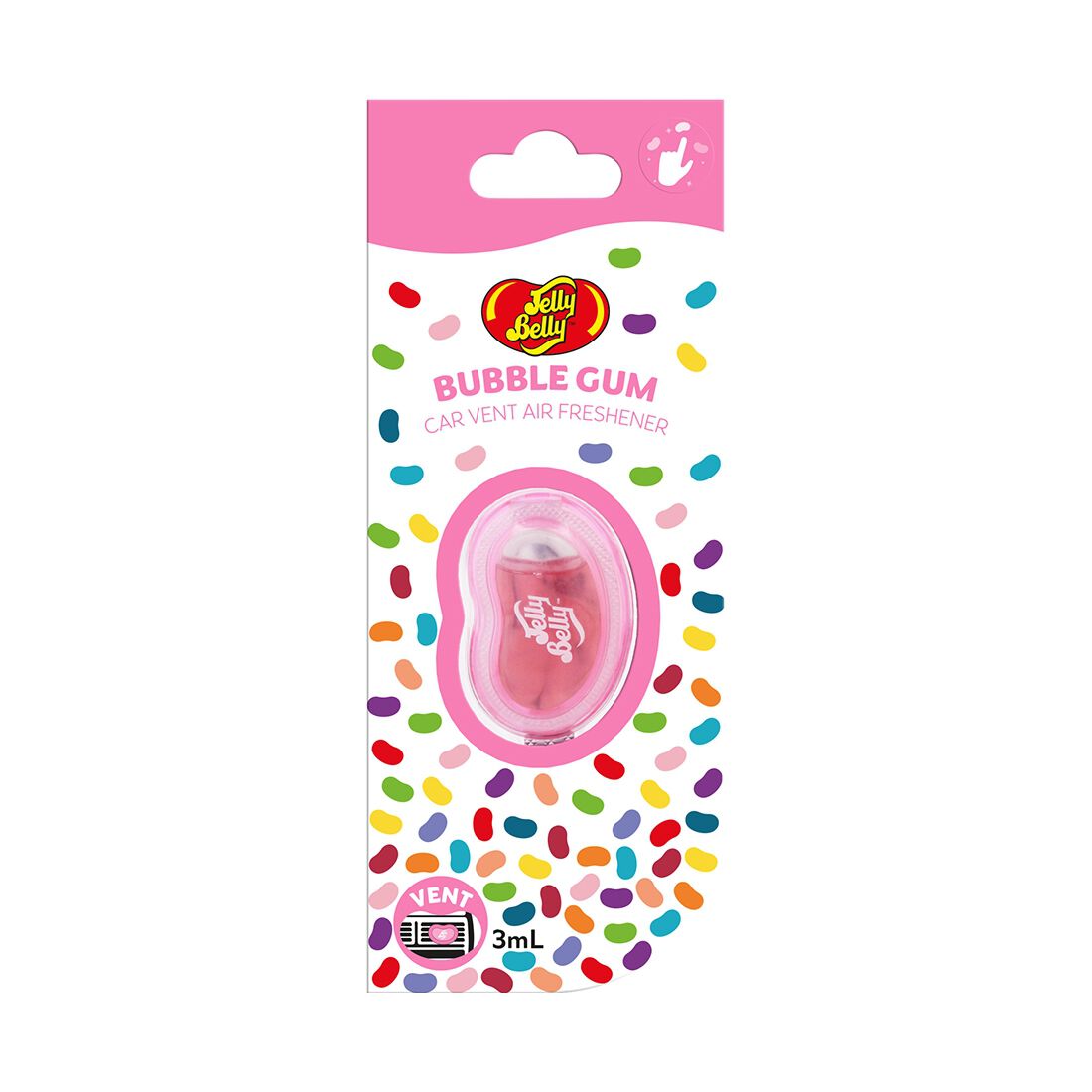 Jelly Belly Vent Air Freshener - Bubblegum 1 Pack, , scaau_hi-res