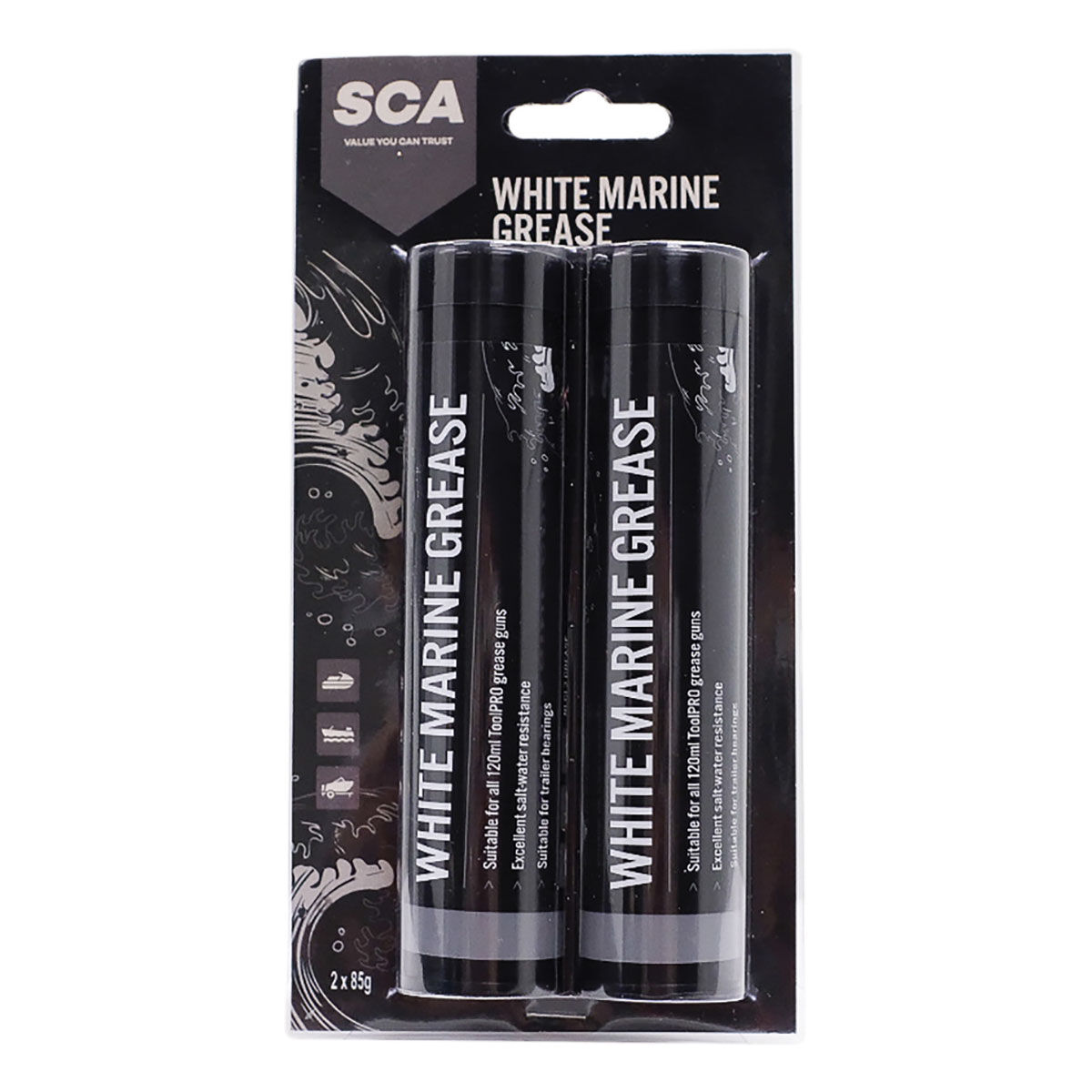SCA Marine Grease Cartridge Twin Pack 85g, , scaau_hi-res