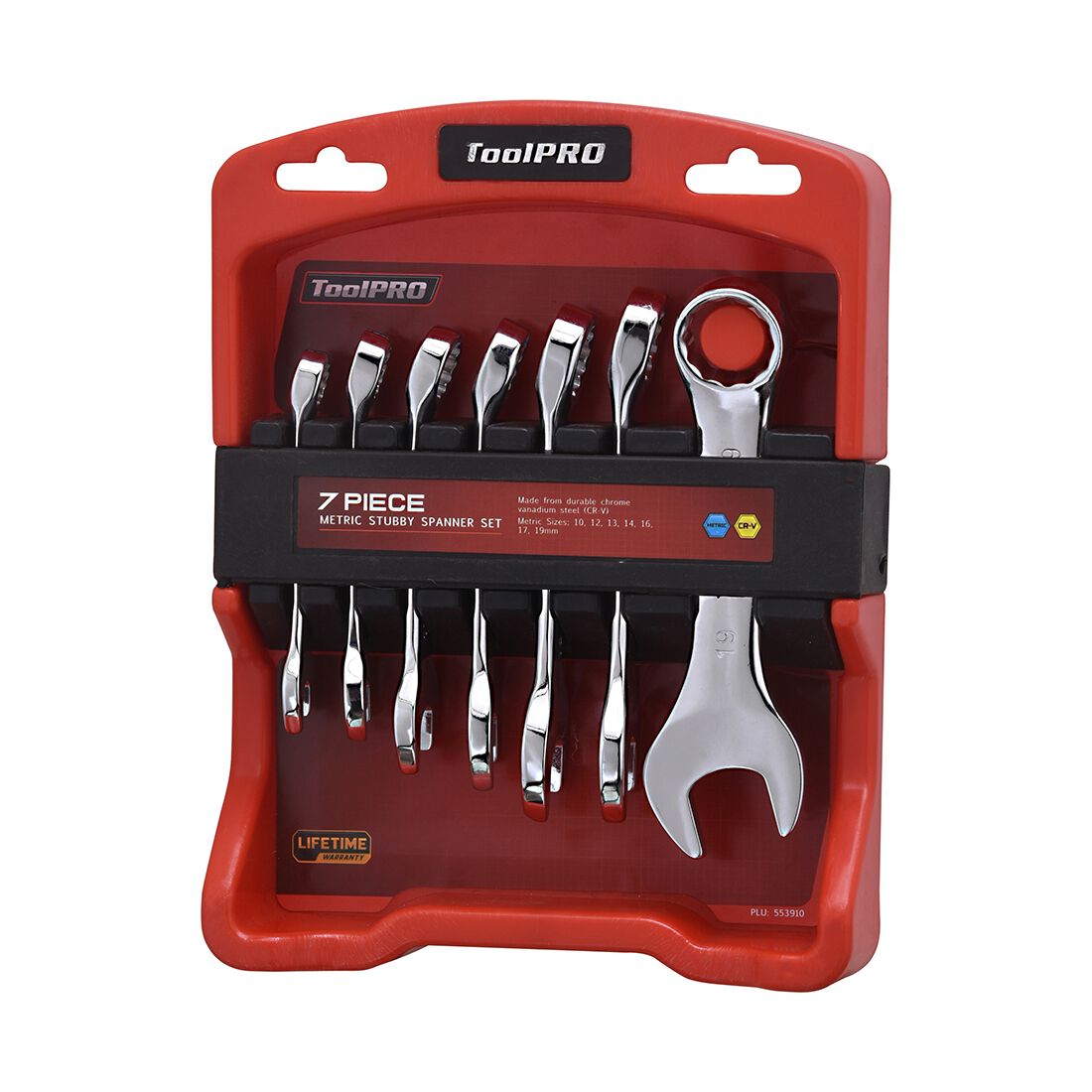 ToolPRO Spanner Set Stubby Metric 7 Piece, , scaau_hi-res