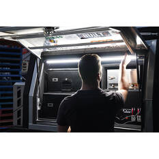 Hardkorr LED Light Bar with Diffuser - Orange / White 100cm, , scaau_hi-res