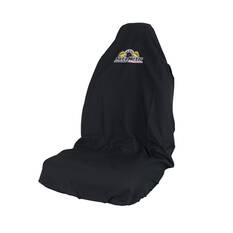Autometer Car Seat Cover - Black Built-in Headrest Size 60 Slip On Single, , scaau_hi-res